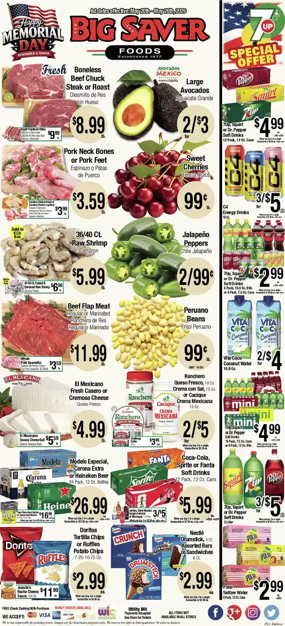 Big Saver Foods catalogue | Big Saver Foods Weekly Special | 2026-05-20T00:00:00.000Z - 2026-05-26T00:00:00.000Z