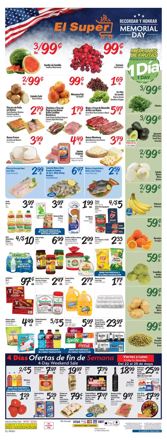 El Super catalogue | Our best bargains | 2026-05-20T00:00:00.000Z - 2026-05-26T00:00:00.000Z