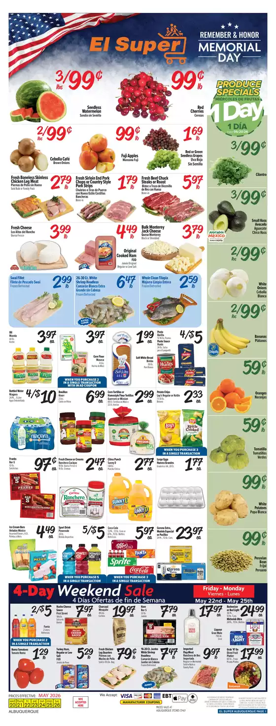 El Super catalogue | Weekly Ad Savings (05/20/26 - 05/26/26) | 2026-05-20T00:00:00.000Z - 2026-05-26T00:00:00.000Z