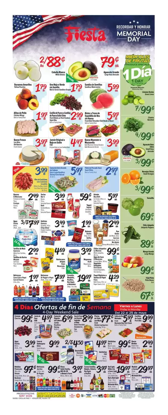 Fiesta Mart catalogue | Current special promotions | 2026-05-20T00:00:00.000Z - 2026-05-26T00:00:00.000Z