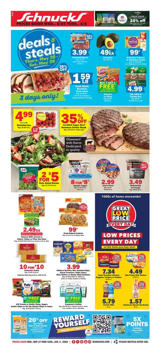 Schnucks catalogue | Current special promotions | 2026-05-27T00:00:00.000Z - 2026-06-02T00:00:00.000Z