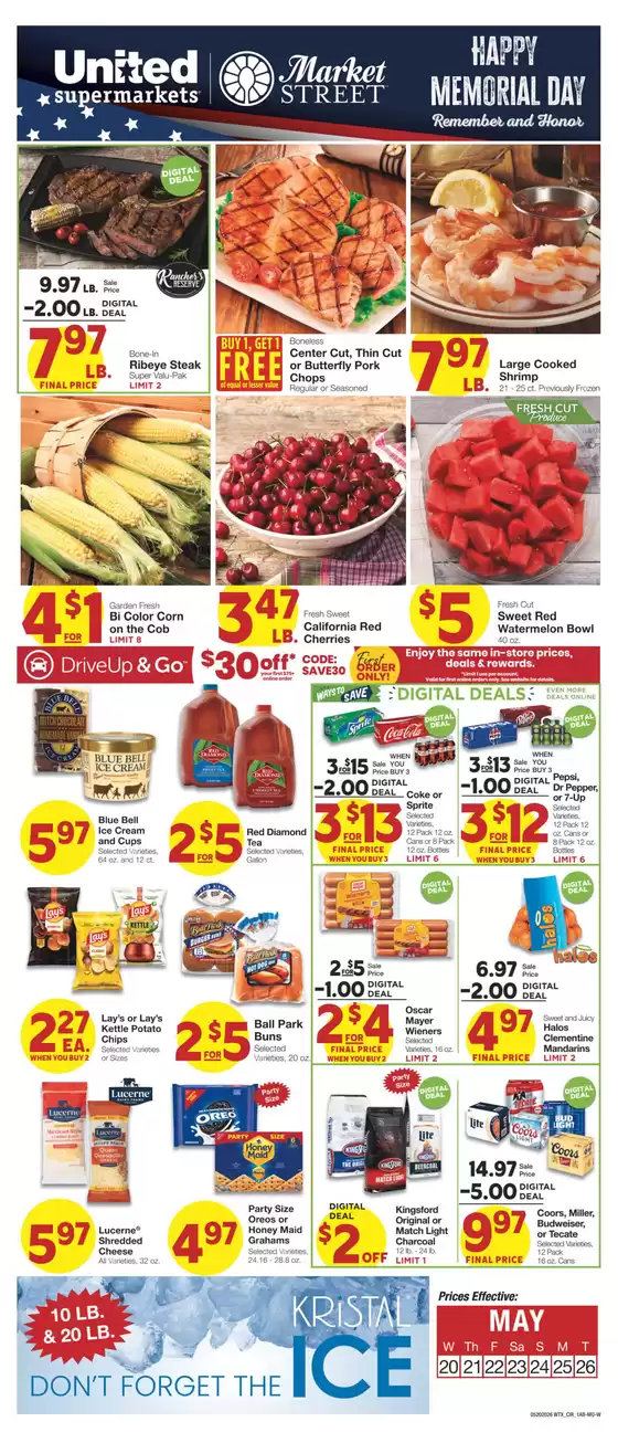 United Supermarkets catalogue | New offers to discover | 2026-05-19T00:00:00.000Z - 2026-05-26T00:00:00.000Z