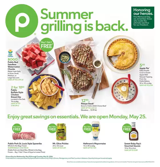Publix catalogue | Publix weekly ad | 2026-05-20T00:00:00.000Z - 2026-05-26T00:00:00.000Z