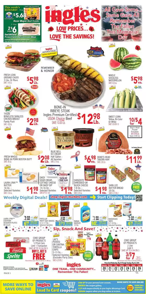 Ingles Markets catalogue | Top offers for smart savers | 2026-05-20T00:00:00.000Z - 2026-05-26T00:00:00.000Z