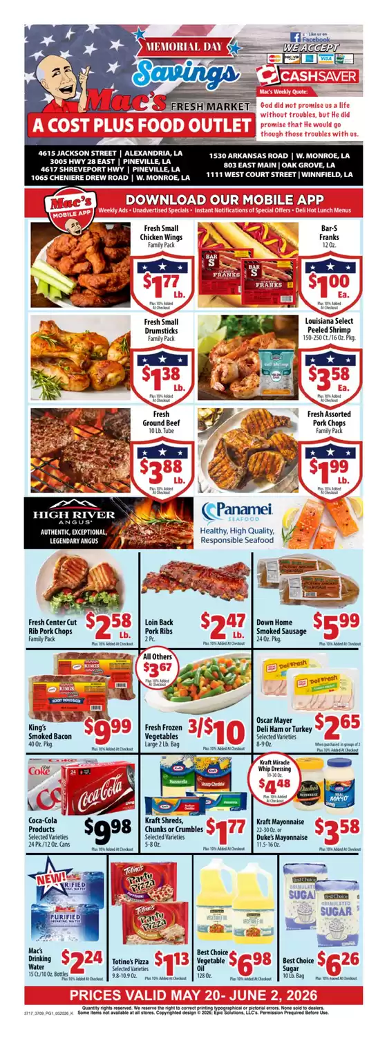 Mac's Market catalogue | Top deals and discounts | 2026-05-20T00:00:00.000Z - 2026-06-02T00:00:00.000Z