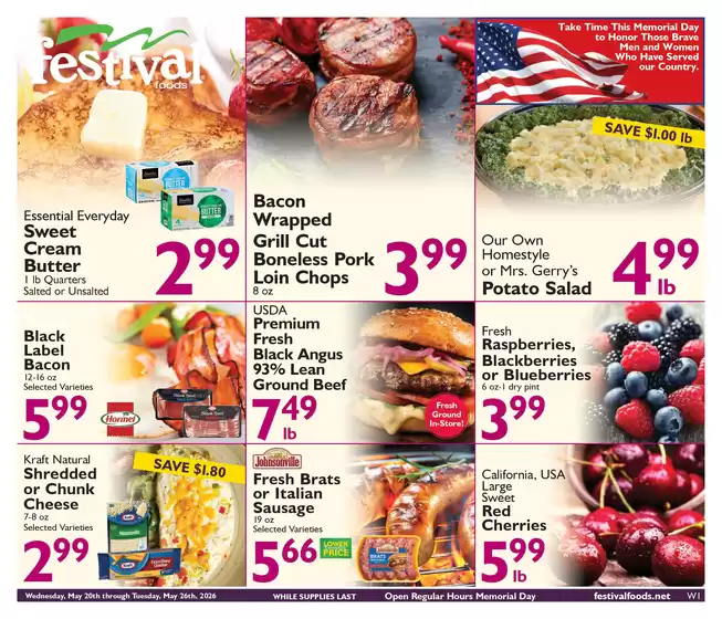 Festival Foods catalogue | Festival Foods weekly ad | 2026-05-20T00:00:00.000Z - 2026-05-26T00:00:00.000Z