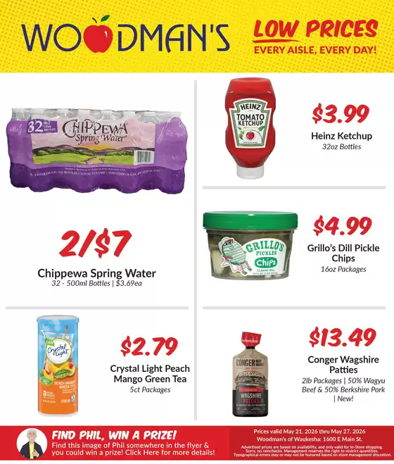 Woodman's catalogue | Exclusive deals and bargains | 2026-05-21T00:00:00.000Z - 2026-05-27T00:00:00.000Z