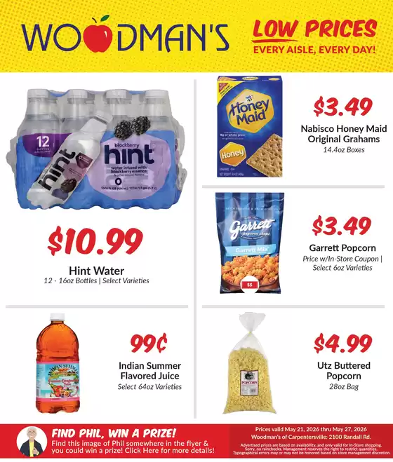 Woodman's catalogue | Great offer for bargain hunters | 2026-05-21T00:00:00.000Z - 2026-05-27T00:00:00.000Z