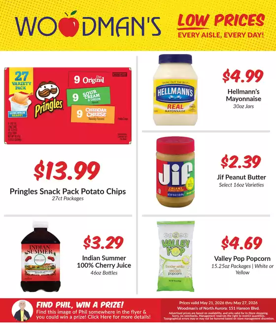 Woodman's catalogue | Exclusive bargains | 2026-05-21T00:00:00.000Z - 2026-05-27T00:00:00.000Z