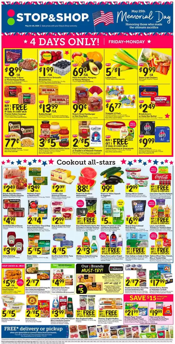 Stop&Shop catalogue | Top offers for all bargain hunters | 2026-05-22T00:00:00.000Z - 2026-05-28T00:00:00.000Z