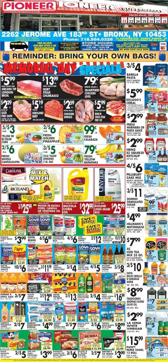 Pioneer Supermarkets catalogue | Top deals for all customers | 2026-05-22T00:00:00.000Z - 2026-05-28T00:00:00.000Z