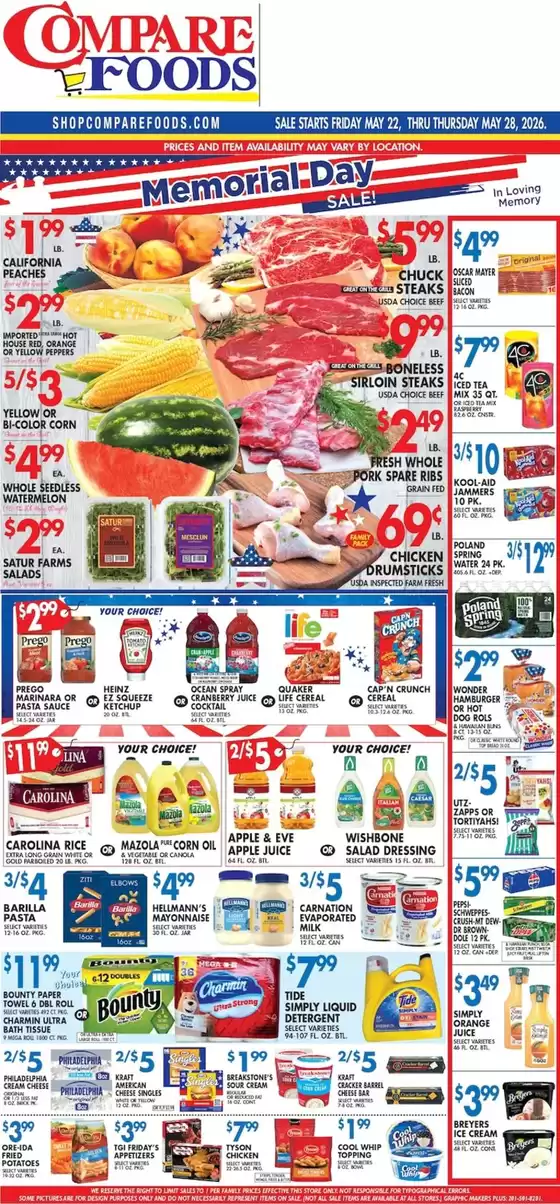 Compare Foods catalogue | Compare Foods weekly ad | 2026-05-22T00:00:00.000Z - 2026-05-28T00:00:00.000Z