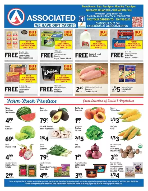 Associated catalogue in Hempstead NY | Exclusive bargains | 2026-05-22T00:00:00.000Z - 2026-05-28T00:00:00.000Z