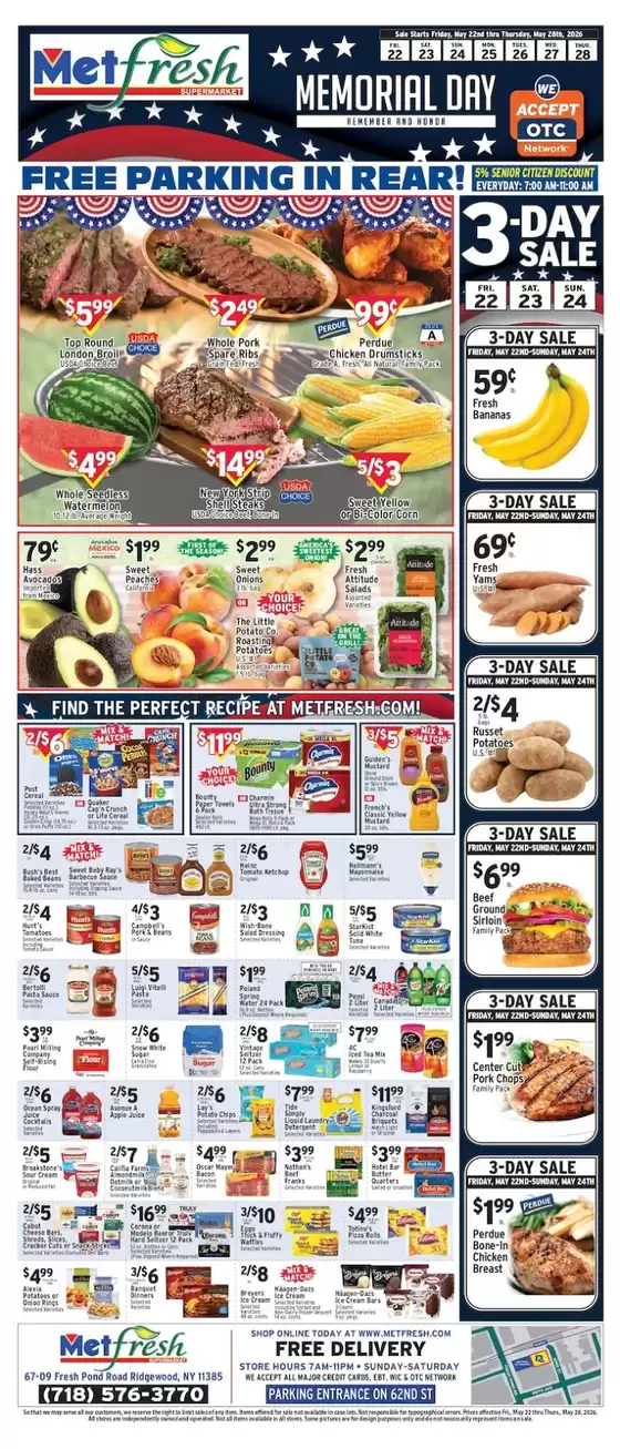 Met Foodmarkets catalogue | Attractive special offers for everyone | 2026-05-22T00:00:00.000Z - 2026-05-28T00:00:00.000Z