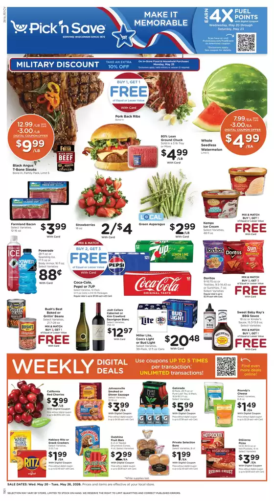 Pick'n Save catalogue | Top offers for smart savers | 2026-05-20T00:00:00.000Z - 2026-05-26T00:00:00.000Z