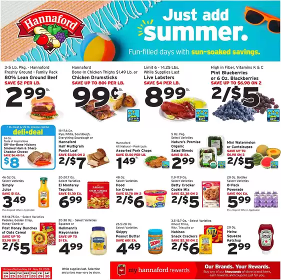 Hannaford catalogue in West Wareham MA | Save now with our deals | 2026-05-24T00:00:00.000Z - 2026-05-30T00:00:00.000Z