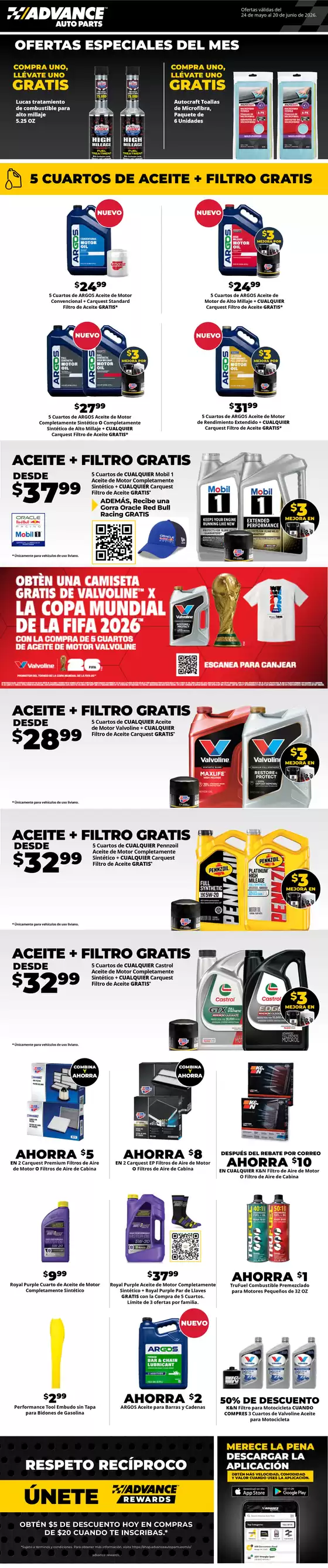 Advance Auto Parts catalogue | DIY PROMO 21891363 Period 6 Digital Flyer SPUS v2 | 2026-05-24T00:00:00.000Z - 2026-06-20T00:00:00.000Z