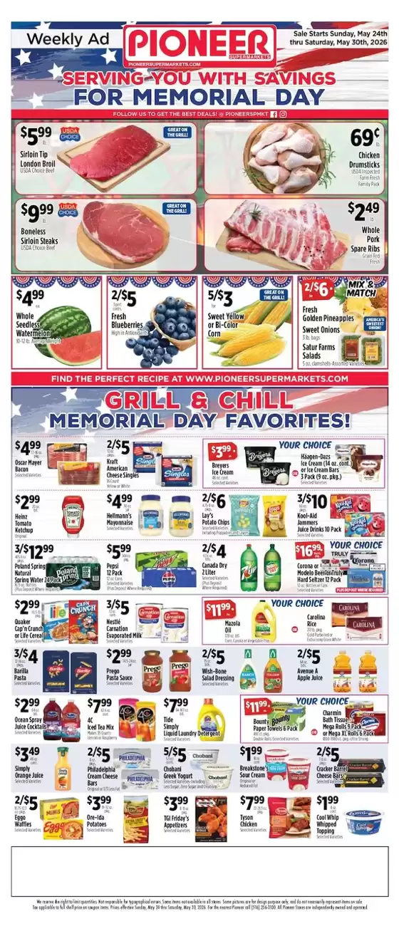 Pioneer Supermarkets catalogue | Great offer for all customers | 2026-05-24T00:00:00.000Z - 2026-05-30T00:00:00.000Z