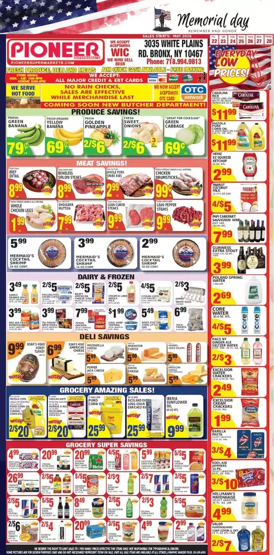 Pioneer Supermarkets catalogue | Our best bargains | 2026-05-24T00:00:00.000Z - 2026-05-30T00:00:00.000Z