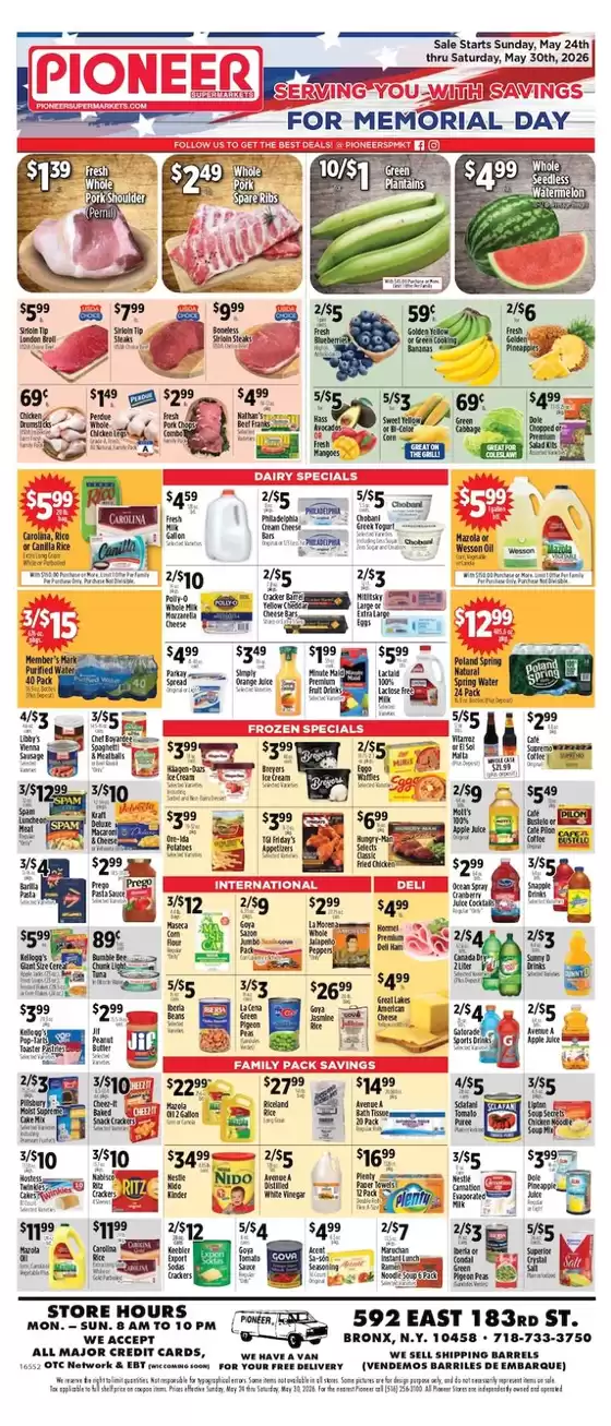 Pioneer Supermarkets catalogue | Discounts and promotions | 2026-05-24T00:00:00.000Z - 2026-05-30T00:00:00.000Z