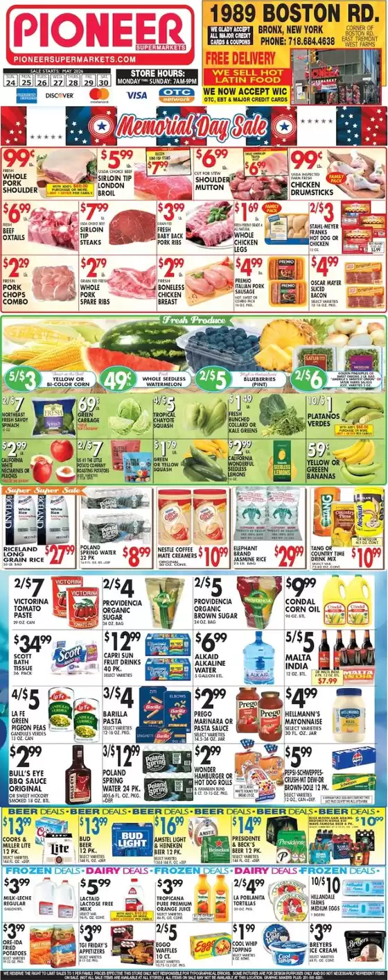 Pioneer Supermarkets catalogue | Great offer for bargain hunters | 2026-05-24T00:00:00.000Z - 2026-05-30T00:00:00.000Z
