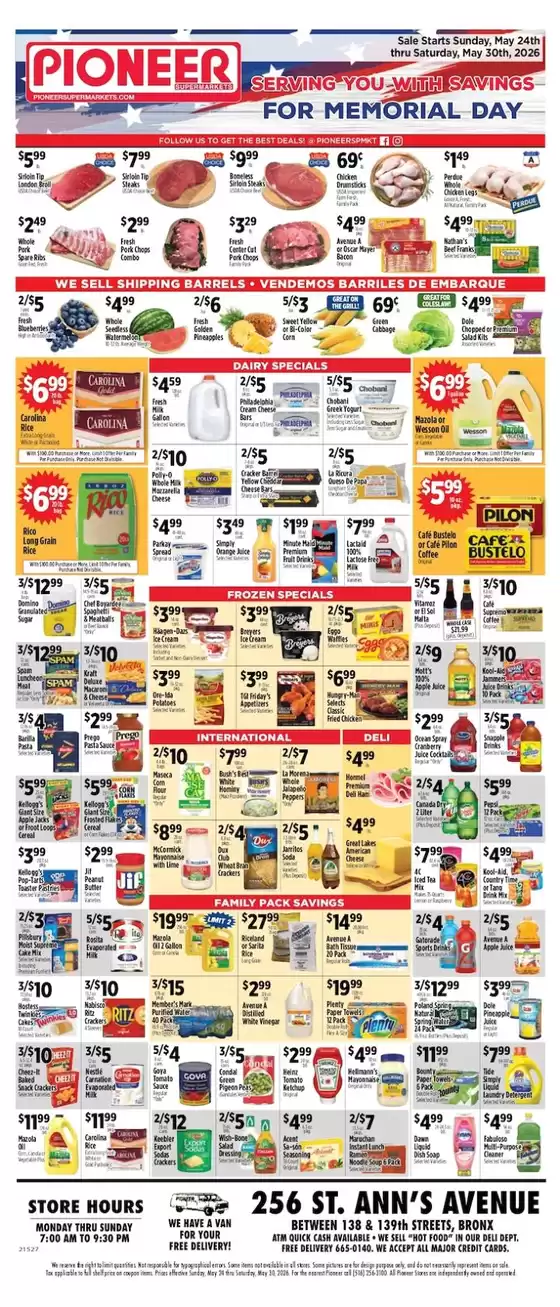 Pioneer Supermarkets catalogue | Discover attractive offers | 2026-05-24T00:00:00.000Z - 2026-05-30T00:00:00.000Z