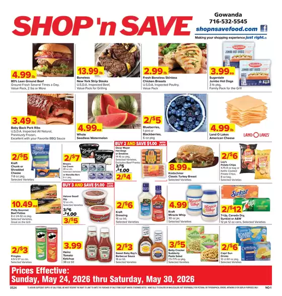 Shop 'n Save catalogue | Save now with our deals | 2026-05-24T00:00:00.000Z - 2026-05-30T00:00:00.000Z