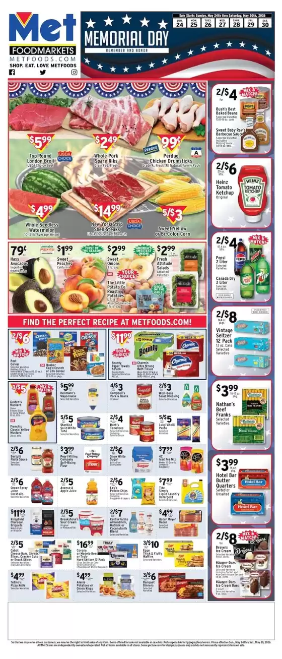 Met Foodmarkets catalogue | Top offers for smart savers | 2026-05-24T00:00:00.000Z - 2026-05-30T00:00:00.000Z