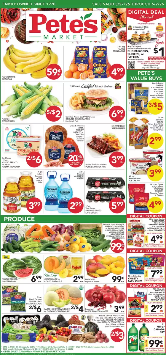 Pete's Fresh Market catalogue | Our best offers for you | 2026-05-27T00:00:00.000Z - 2026-06-02T00:00:00.000Z