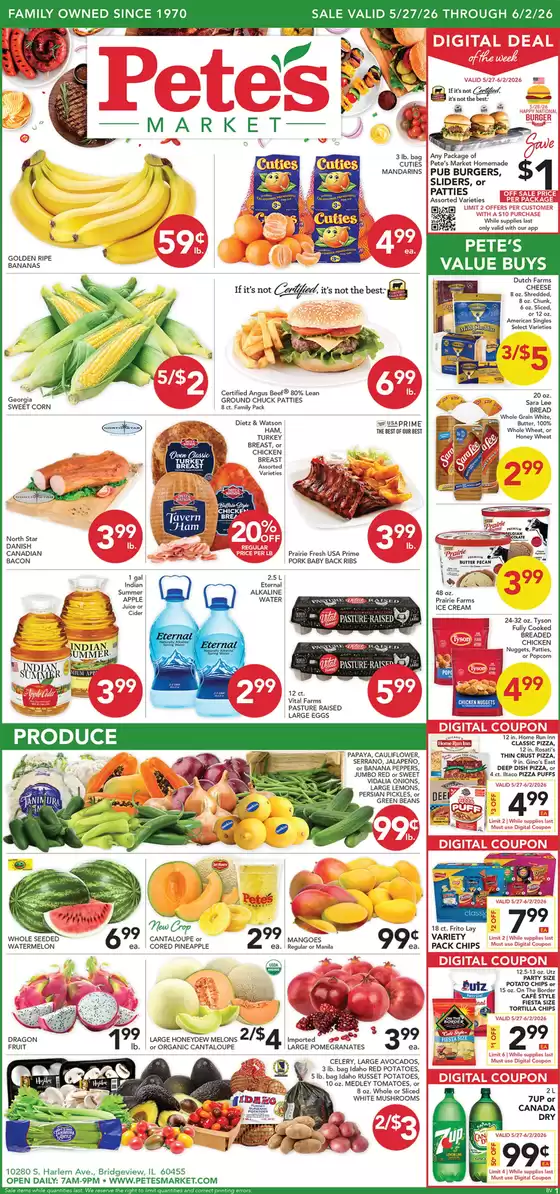 Pete's Fresh Market catalogue | Offers for bargain hunters | 2026-05-27T00:00:00.000Z - 2026-06-02T00:00:00.000Z