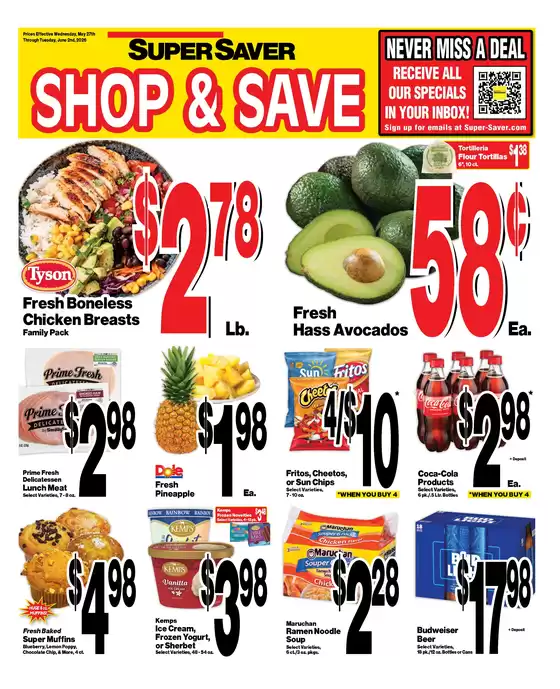 Super Saver catalogue | Current bargains and offers | 2026-05-27T00:00:00.000Z - 2026-06-02T00:00:00.000Z