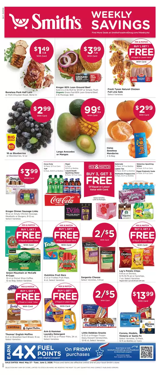 Smith's catalogue in Ogden UT | Great offer for all customers | 2026-05-27T00:00:00.000Z - 2026-06-02T00:00:00.000Z