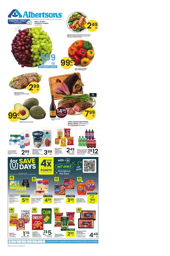 Albertsons catalogue | Discounts and promotions | 2026-05-27T00:00:00.000Z - 2026-06-02T00:00:00.000Z