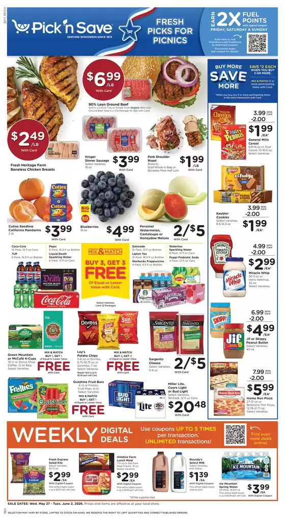 Pick'n Save catalogue | Attractive special offers for everyone | 2026-05-27T00:00:00.000Z - 2026-06-02T00:00:00.000Z