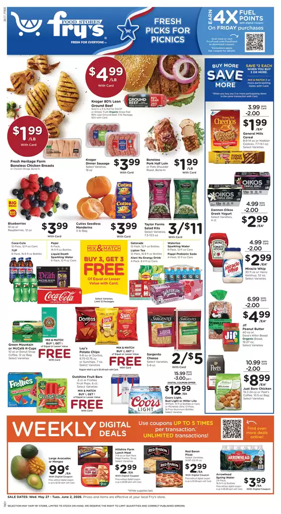 Fry's catalogue | Weekly Ad | 2026-05-27T00:00:00.000Z - 2026-06-02T00:00:00.000Z
