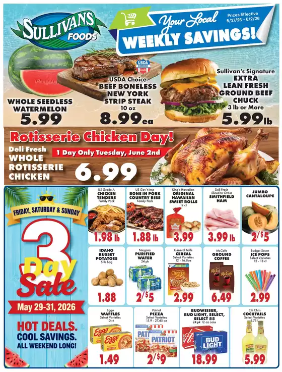 Sullivan's Foods catalogue | Wide range of offers | 2026-05-27T00:00:00.000Z - 2026-06-02T00:00:00.000Z
