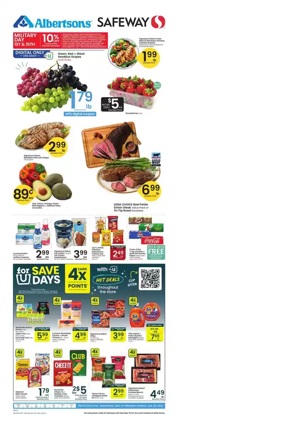 Safeway catalogue | Top deals for all customers | 2026-05-27T00:00:00.000Z - 2026-06-02T00:00:00.000Z