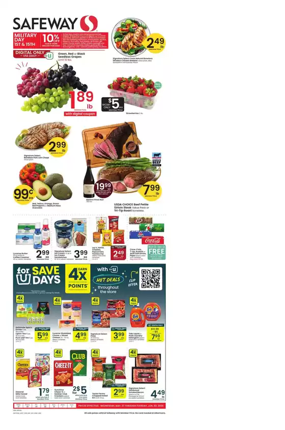 Safeway catalogue | Great discounts on selected products | 2026-05-27T00:00:00.000Z - 2026-06-02T00:00:00.000Z