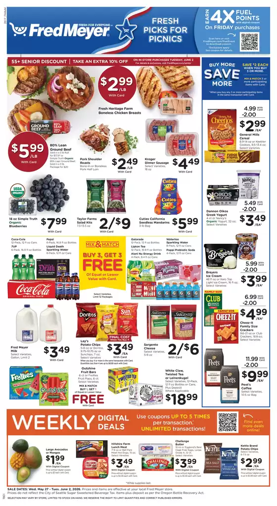 Fred Meyer catalogue | Top offers for all bargain hunters | 2026-05-27T00:00:00.000Z - 2026-06-02T00:00:00.000Z