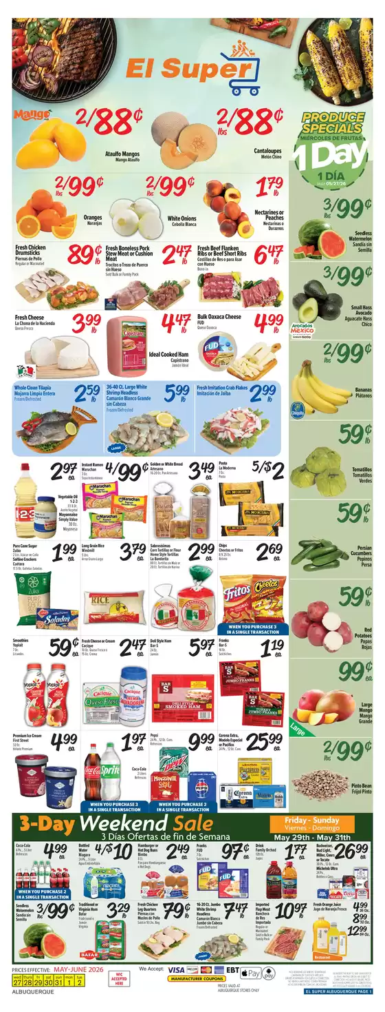 El Super catalogue | Weekly Ad Savings (05/27/26 - 06/02/26) | 2026-05-27T00:00:00.000Z - 2026-06-02T00:00:00.000Z