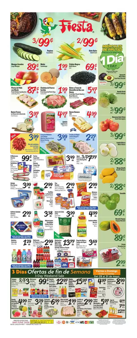 Fiesta Mart catalogue | Offers for bargain hunters | 2026-05-27T00:00:00.000Z - 2026-06-02T00:00:00.000Z