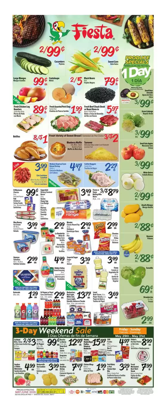 Fiesta Mart catalogue | Attractive special offers for everyone | 2026-05-27T00:00:00.000Z - 2026-06-02T00:00:00.000Z