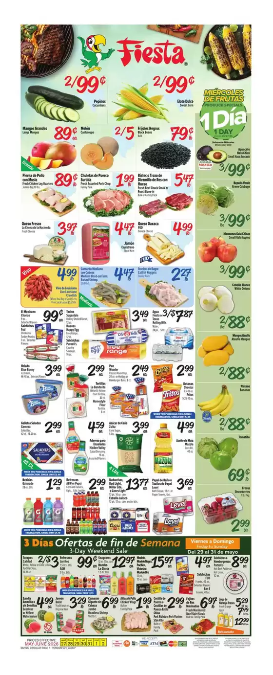 Fiesta Mart catalogue | Exclusive deals and bargains | 2026-05-27T00:00:00.000Z - 2026-06-02T00:00:00.000Z