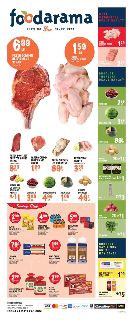 Foodarama catalogue | Foodarama weekly ad | 2026-05-27T00:00:00.000Z - 2026-06-02T00:00:00.000Z