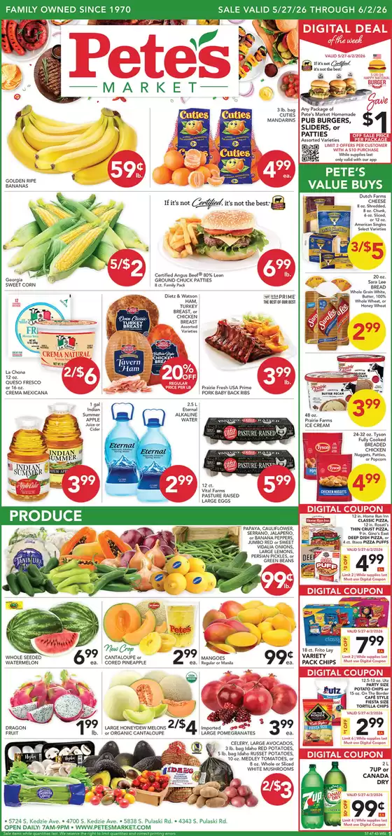 Pete's Fresh Market catalogue | Pete's Fresh Market weekly ad | 2026-05-27T00:00:00.000Z - 2026-06-02T00:00:00.000Z