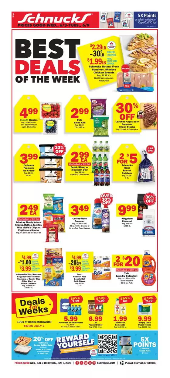 Schnucks catalogue | Discover attractive offers | 2026-06-03T00:00:00.000Z - 2026-06-09T00:00:00.000Z