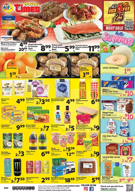 Times Supermarkets catalogue | DONPEN TIMES KUNIA AD - May 27, 2026 | 2026-05-27T00:00:00.000Z - 2026-06-02T00:00:00.000Z