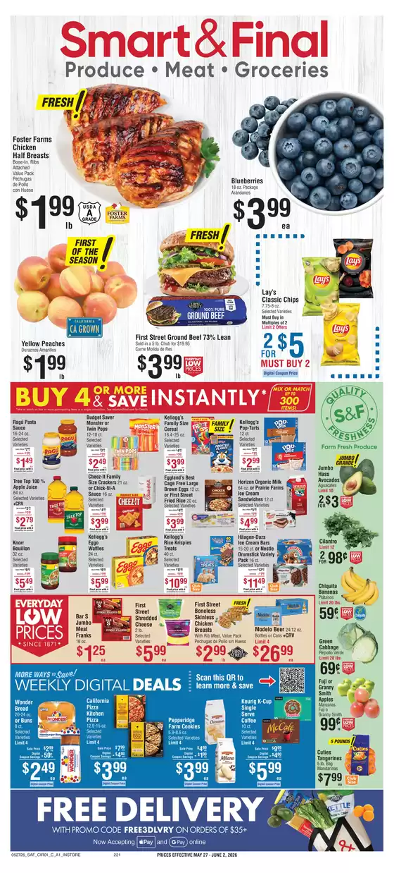 Smart & Final catalogue in Santa Ana CA | Weekly Ad Savings (05/27/2026 - 06/02/2026) | 2026-05-27T00:00:00.000Z - 2026-05-28T00:00:00.000Z
