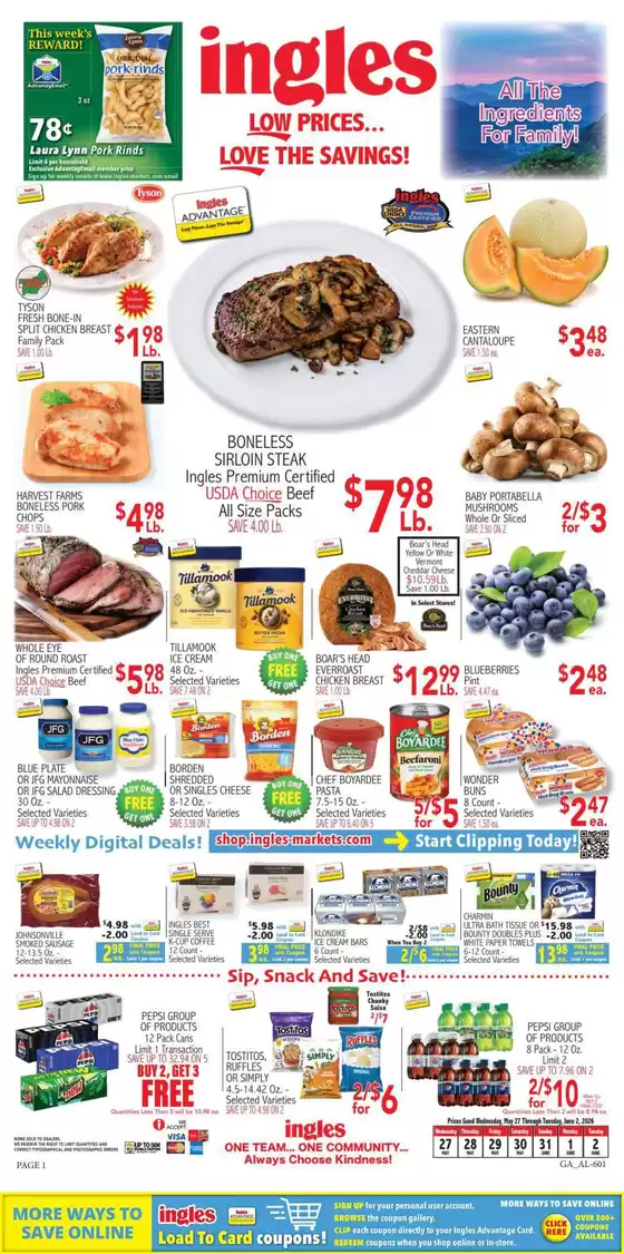 Ingles Markets catalogue | Ingles Markets weekly ad | 2026-05-27T00:00:00.000Z - 2026-06-02T00:00:00.000Z