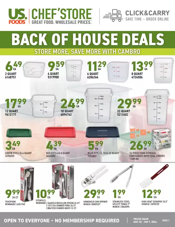 Chef'Store catalogue | Save now with our deals | 2026-05-28T00:00:00.000Z - 2026-06-07T00:00:00.000Z
